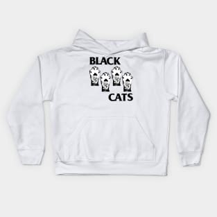 Black Cats - Black Flag parody Kids Hoodie